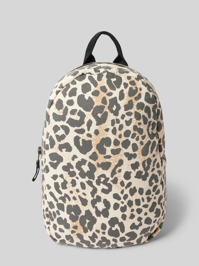 STUDIO NOOS Rucksack mit Animal-Print Sand 2