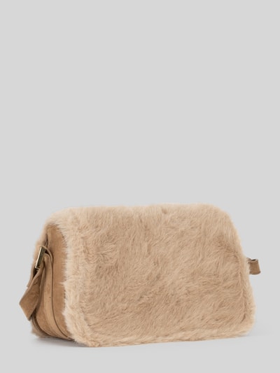 Valentino Bags Umhängetasche aus Polyester in Kunstfelloptik Modell 'ICELAND' Beige 3