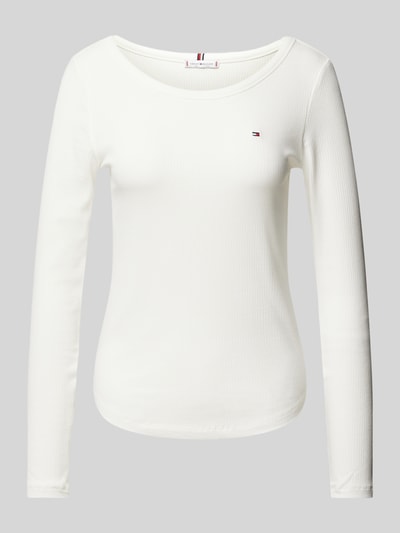 Tommy Hilfiger Longsleeve in Ripp-Optik Weiss 2