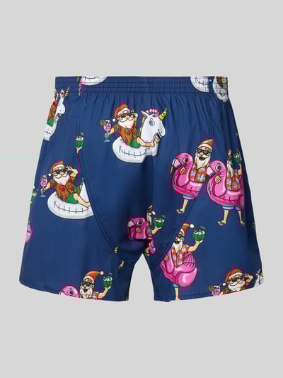 Deal Boxershorts mit elastischem Bund Marine 3