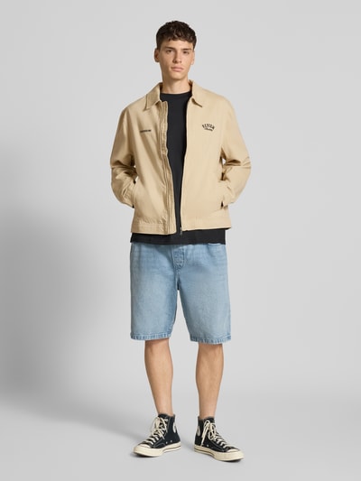 REVIEW Twill seizoensjack met steekzakken Beige - 1