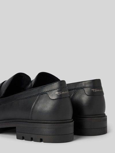 Tamaris Loafers met gestructureerde zool Zwart - 2