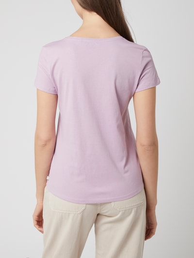 Tom Tailor Denim T-Shirt mit Stickerei  Purple 5