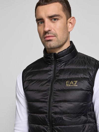 EA7 Emporio Armani Daunenweste mit Stehkragen Modell 'TRAIN' Black 3