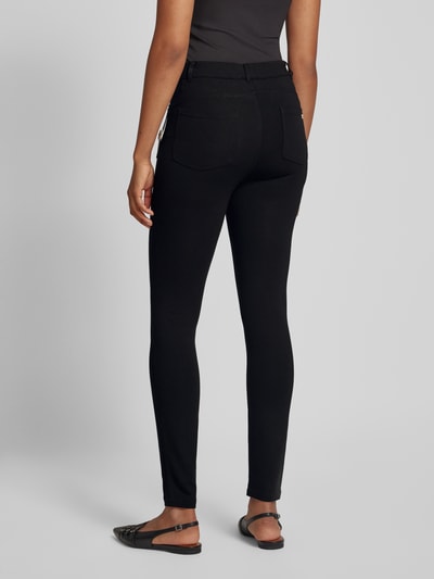 LIU JO SPORT Skinny Fit Jeggings mit Applikationen Black 5