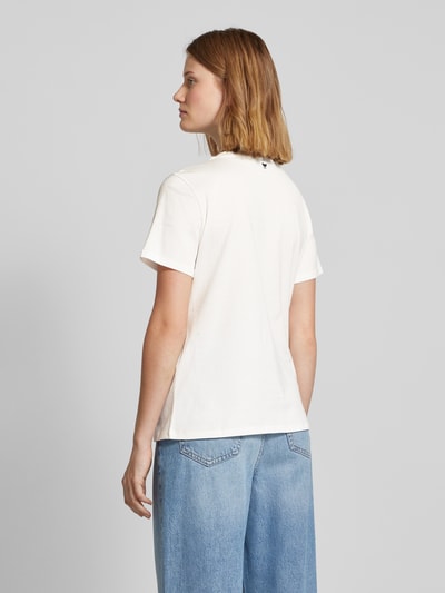 Weekend Max Mara T-Shirt mit Rundhalsausschnitt Modell 'ZIRLO' Weiss 5