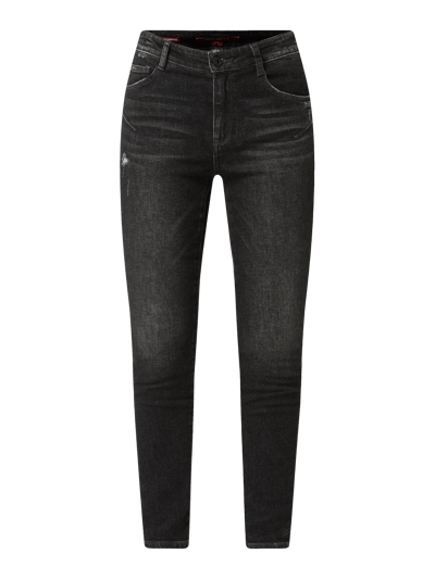 MISS SIXTY Korte jeans met stretch, model 'Bettie' Zwart - 2