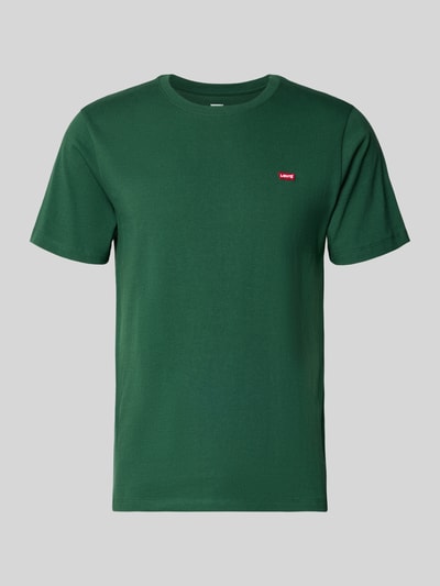 Levi's® t-shirt o kroju regular fit z czystej bawełny Butelkowy zielony 2