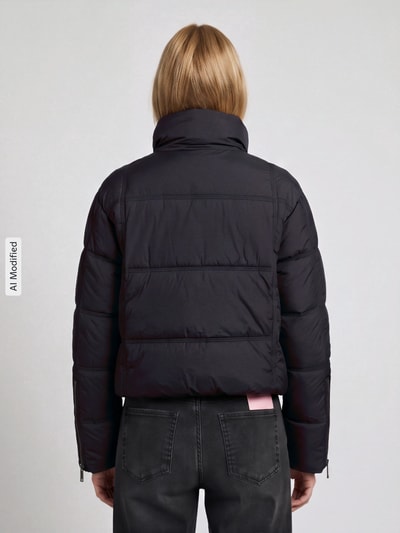 VERO MODA Steppjacke mit hohem Kragen Modell 'JADE' Black 5