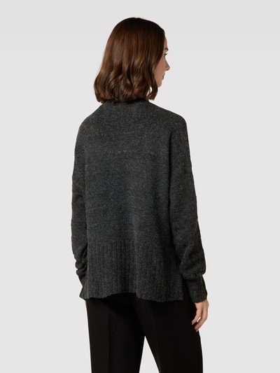 Vero Moda Strickpullover mit Stehkragen Modell 'Doffy' Black 5