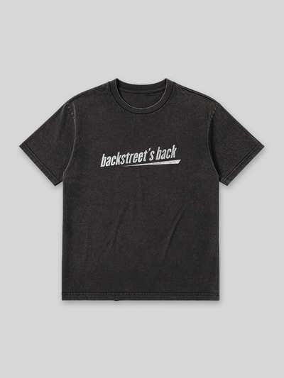 Mister Tee Regular Fit T-Shirt mit Backstreet Boys Print Black 1