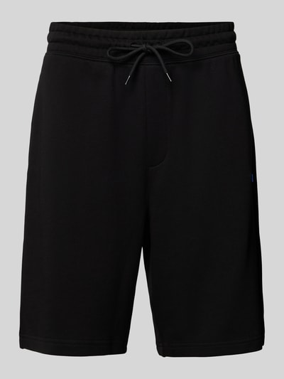 Hugo Blue Regular Fit Sweatshorts mit Label-Detail Modell 'Nasensio' Black 2