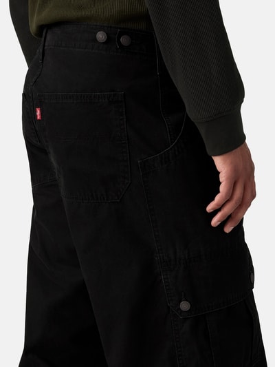 Levi's® Baggy Fit Cargohose aus reiner Baumwolle Black 3