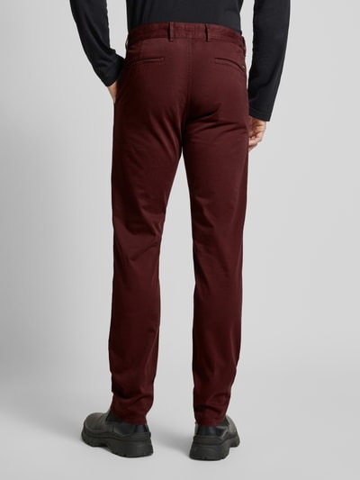 BOSS Orange Slim fit chino met steekzakken Bordeaux - 5