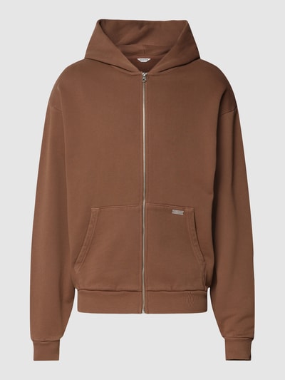 REVIEW Sweatjacke mit Kapuze Taupe 2