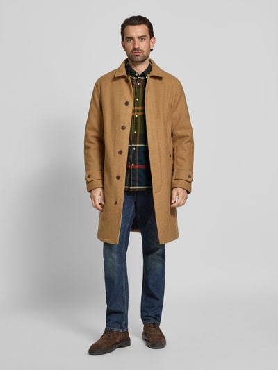 Barbour Tailored Fit Freizeithemd aus reiner Baumwolle Oliv 1