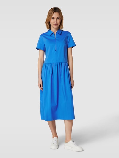 JOOP! Midikleid mit Umlegekragen und Reißverschluss Bleu 1