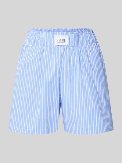 VILLA SOPHIE Shorts mit elastischem Bund Modell 'LUNA' Hellblau 2