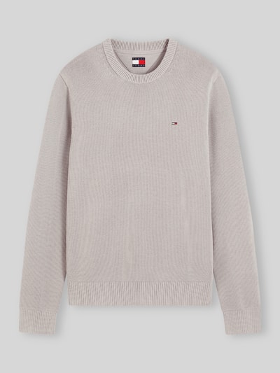 Tommy Jeans Regular Fit Pullover aus reiner Baumwolle Beige 2