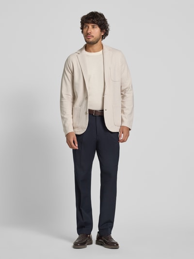 CINQUE slim fit colbert met reverskraag model 'Lentini' Offwhite - 1
