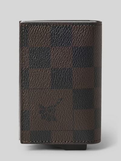 JOOP! Collection Pasjeshouder in leerlook, model 'cortina piazza' Middenbruin - 2