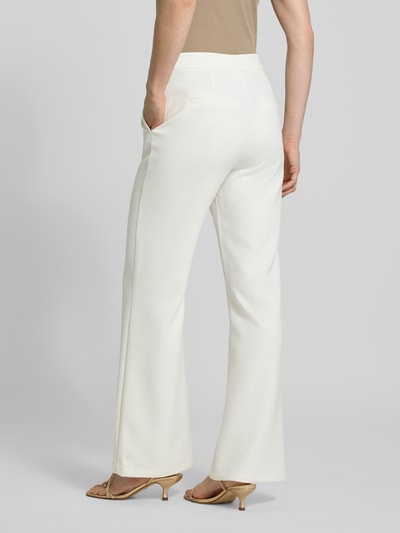 GUIDO MARIA KRETSCHMER WOMAN Spodnie materiałowe z wpuszczanymi kieszeniami w stylu francuskim model ‘RAQUEL’ Biały 5