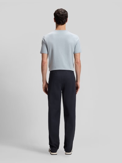 BOSS Orange Straight Fit Chino aus Baumwoll-Mix Modell ''CHINO_ST_PLEATED_1'' Marine 5