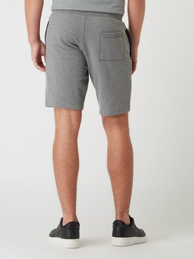 Superdry Sweatshorts met logo Grafiet gemêleerd - 5