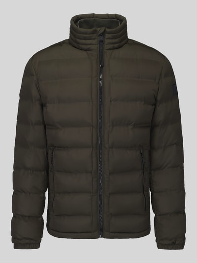 Strellson Regular Fit Steppjacke mit Stehkragen Modell 'MODENA FUSED' Oliv 2