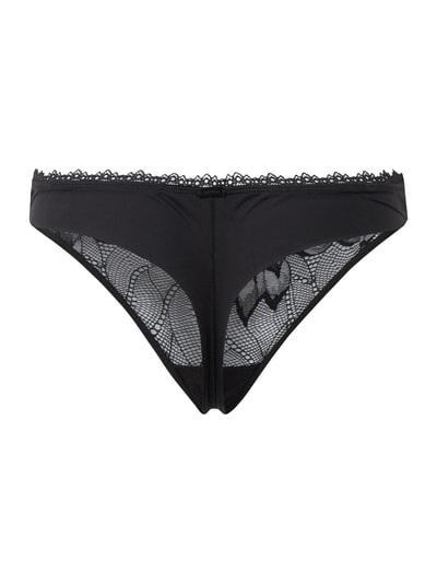 Calvin Klein Underwear String van microvezel  Zwart - 2