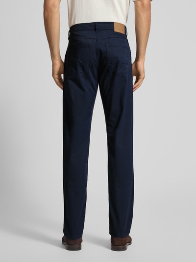 Christian Berg Men Spodnie materiałowe o kroju slim fit z dodatkiem bawełny ekologicznej i 5 kieszeniami Granatowy 5