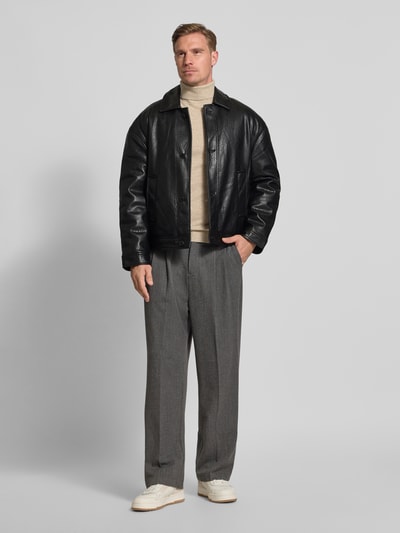 JAKE*S STUDIO MEN Jacke in Leder-Optik Black 1