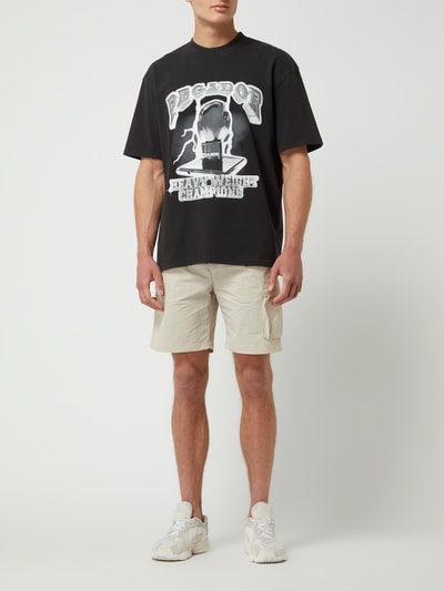 Pegador Oversized T-Shirt mit Print  Black 1