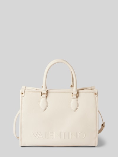 VALENTINO BAGS Handtasche mit Label-Detail Ecru 1