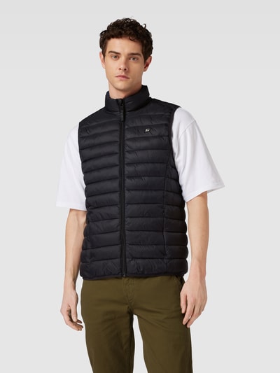 Blend Bodywarmer met labeldetail, model 'Romsey' Zwart - 4