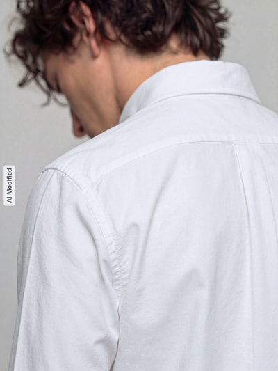 Polo Ralph Lauren Freizeithemd aus reiner Baumwolle mit gesticktem Motiv-Detail Weiss 3