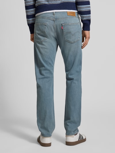 Levi's® Tapered Fit Jeans aus Baumwoll-Mix Modell '502®' Rauchblau 5