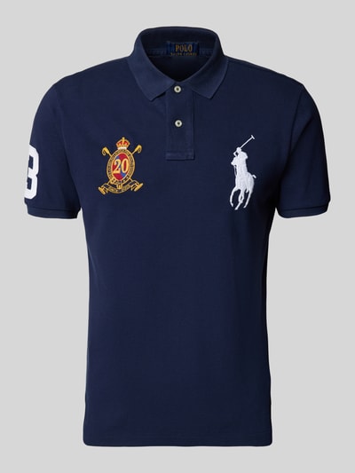 Polo Ralph Lauren Poloshirt mit Label-Stitching Marine 2