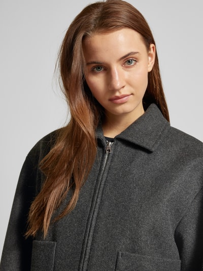 Mango Jacke mit aufgesetzten Taschen Anthrazit 3