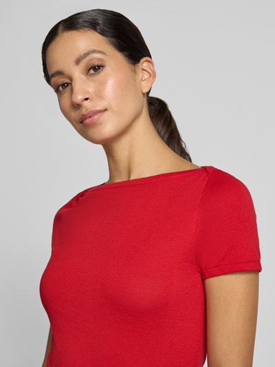 MANGO Skinny Fit T-Shirt aus reiner Baumwolle Rot 3