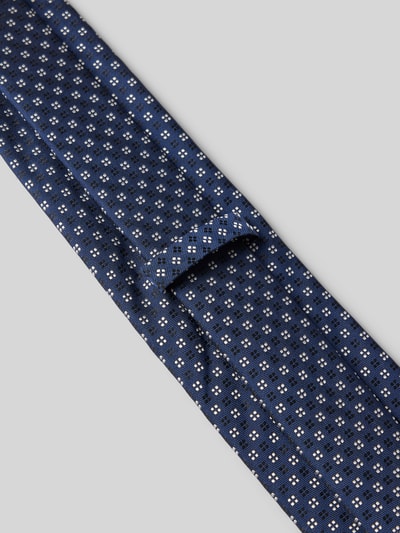 BOSS Stropdas van zijdemix  Marineblauw - 2