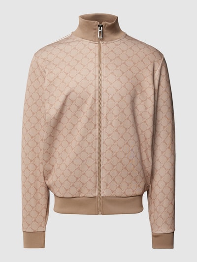 JOOP! Collection Sweatjack met all-over motief, model 'Tayfon' Beige - 2