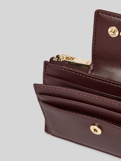 BOSS Portemonnee in leerlook, model 'B_ICON' Donkerrood - 3