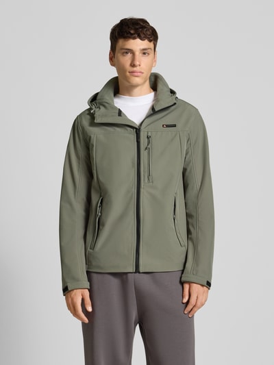 Superdry Softshell-jack met ritszakken Metallic groen - 4