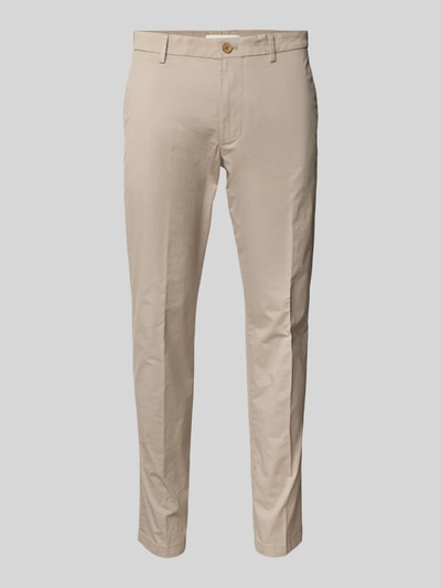 Drykorn Chino mit Bügelfalten Modell 'AJEND' Beige 2