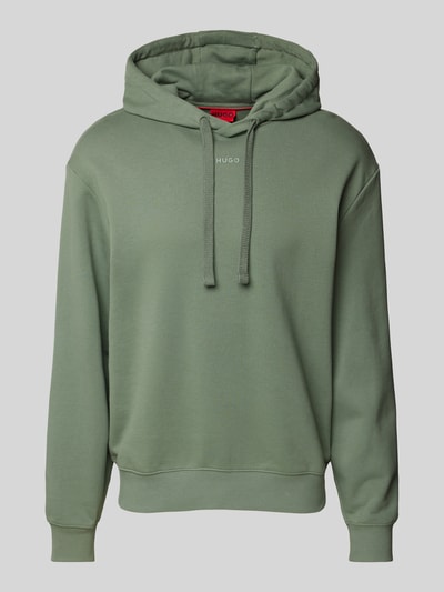 HUGO Hoodie mit Label-Print Modell 'Dapo' Mint 2