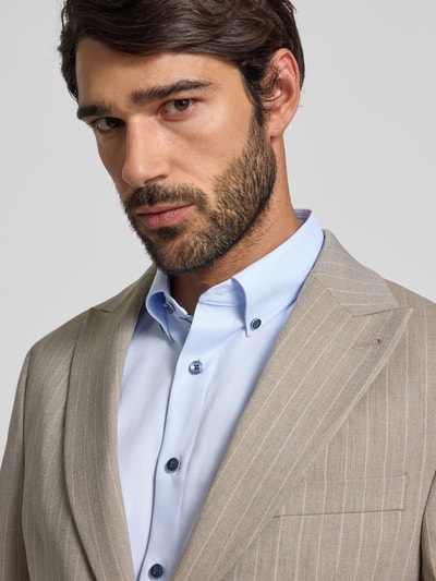 OLYMP Modern Fit Businesshemd mit Button-Down-Kragen Bleu 3