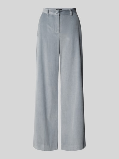 Weekend Max Mara Straight Fit Cordhose aus reiner Baumwolle mit seitlichen Eingrifftaschen Modell 'TANIA' Hellblau 2