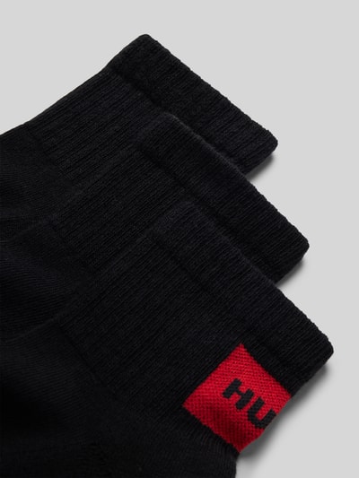 HUGO Socken mit Label-Print im 3er-Pack Black 2