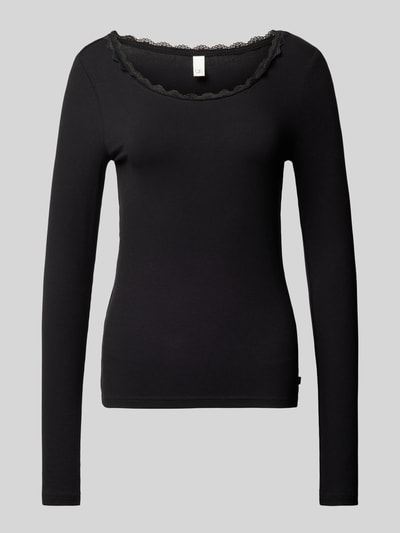 QS Longsleeve mit Rundhalsausschnitt Black 2